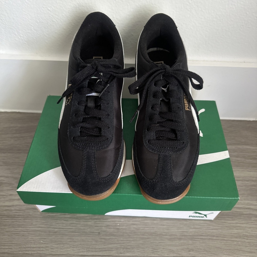 Puma Black Women's Vintage Easy Rider Size 7 EUR 37.5 With Box